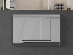 Mexen Fenix Air 01 buton de spălare pneumatic, crom strălucitor - 6A0101