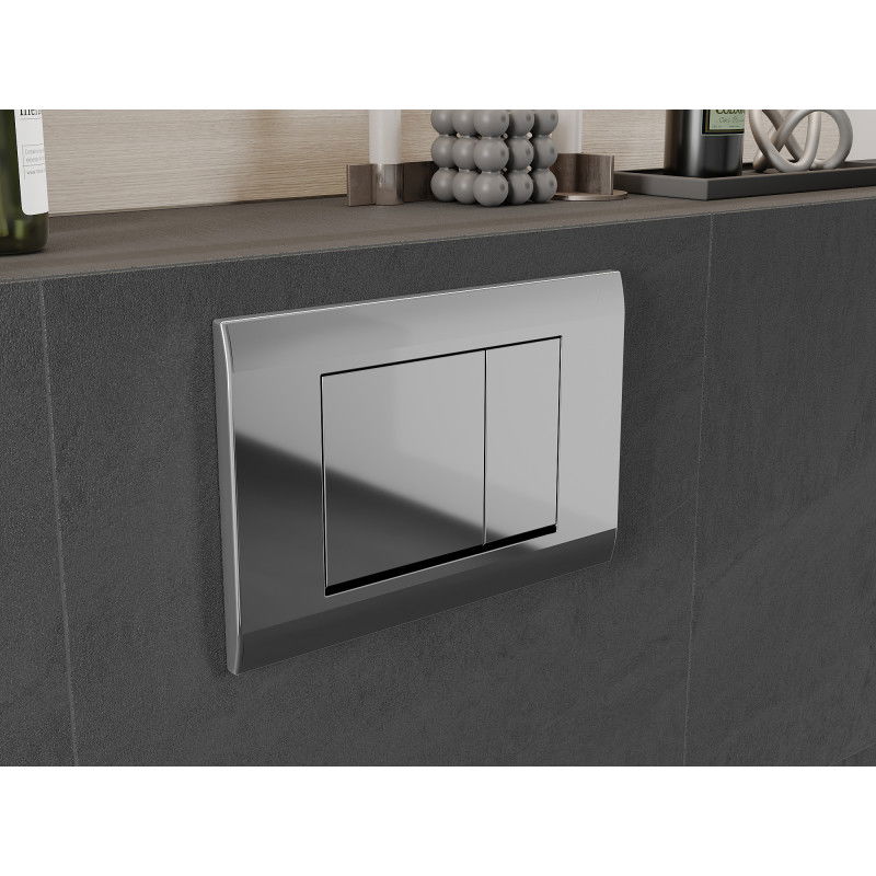 Mexen Fenix Air 01 buton de spălare pneumatic, crom strălucitor - 6A0101