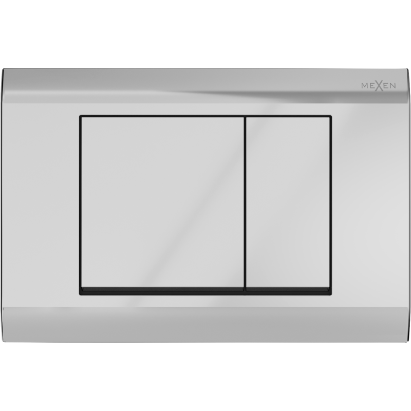 Mexen Fenix Air 01 pneumatikus öblítőgomb, fényes króm - 6A0101
