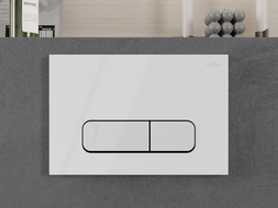 Mexen Fenix Air 02 pneumatikus öblítőgomb, fényes fehér - 6A0200