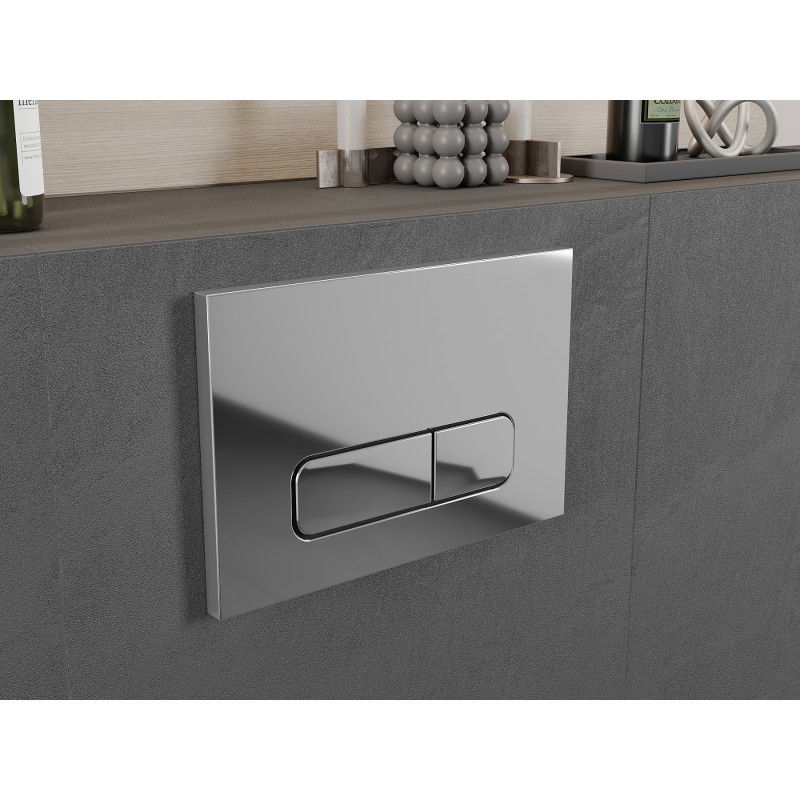 Mexen Fenix Air 02 buton de spălare pneumatic, crom lucios - 6A0201