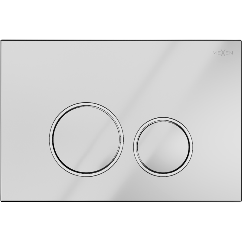 Mexen Fenix Air 05 pneumatikus öblítő gomb, fényes króm - 6A0501