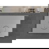 Buton pneumatic de spălare Mexen Fenix Air 05, crom mat - 6A0502