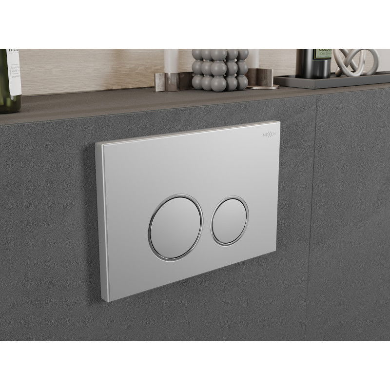 Mexen Fenix Air 05 buton pneumatic de spălare, crom mat - 6A0502