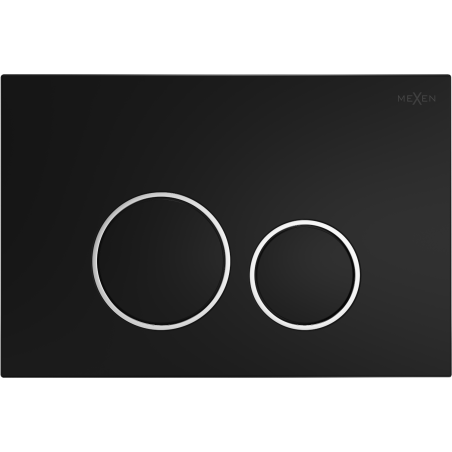 Mexen Fenix Air 05 pneumatikus öblítőgomb, fekete - 6A0503