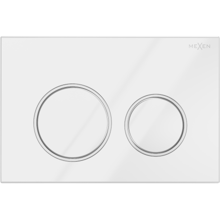 Mexen Fenix Air 07 XS pneumatikus öblítógomb, fényes fehér - 6A0700