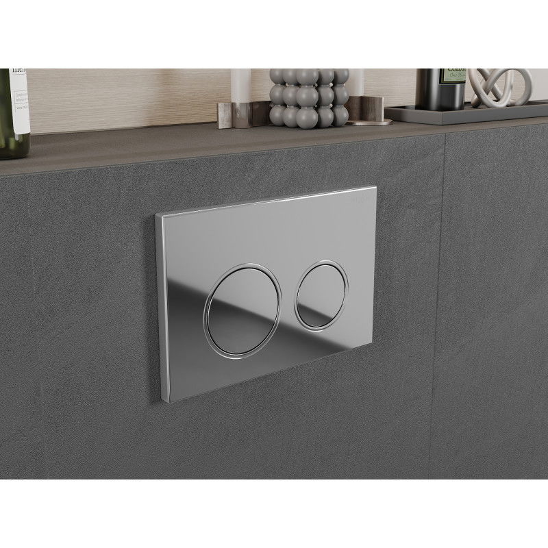 Mexen Fenix Air 07 XS buton de spălare pneumatic, crom lucios - 6A0701