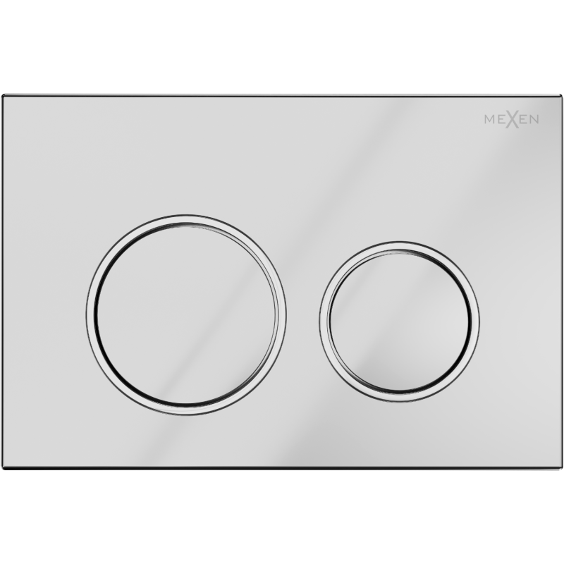 Mexen Fenix Air 07 XS pneumatikus öblítő gomb, fényes króm - 6A0701