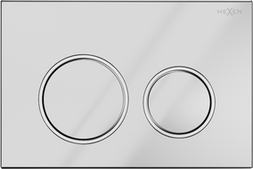 Mexen Fenix Air 07 XS pneumatikus öblítő gomb, fényes króm - 6A0701