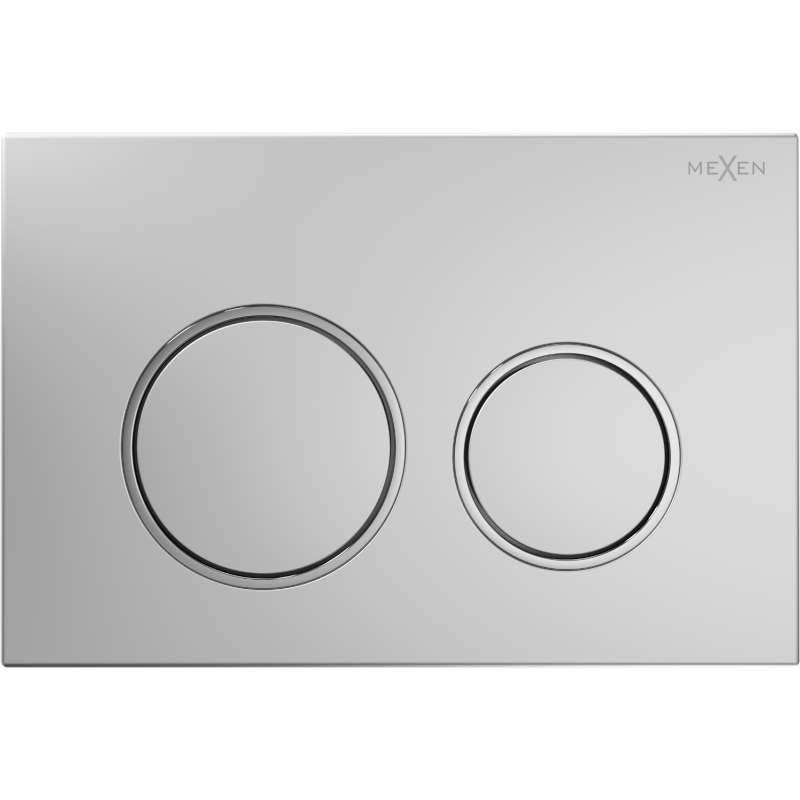 Mexen Fenix Air 07 XS pneumatikus öblítőgomb, matt króm - 6A0702