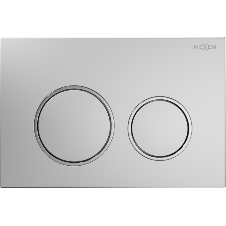 Mexen Fenix Air 07 XS pneumatikus öblítőgomb, matt króm - 6A0702