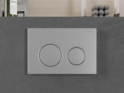 Mexen Fenix Air 07 XS pneumatikus öblítőgomb, matt króm - 6A0702