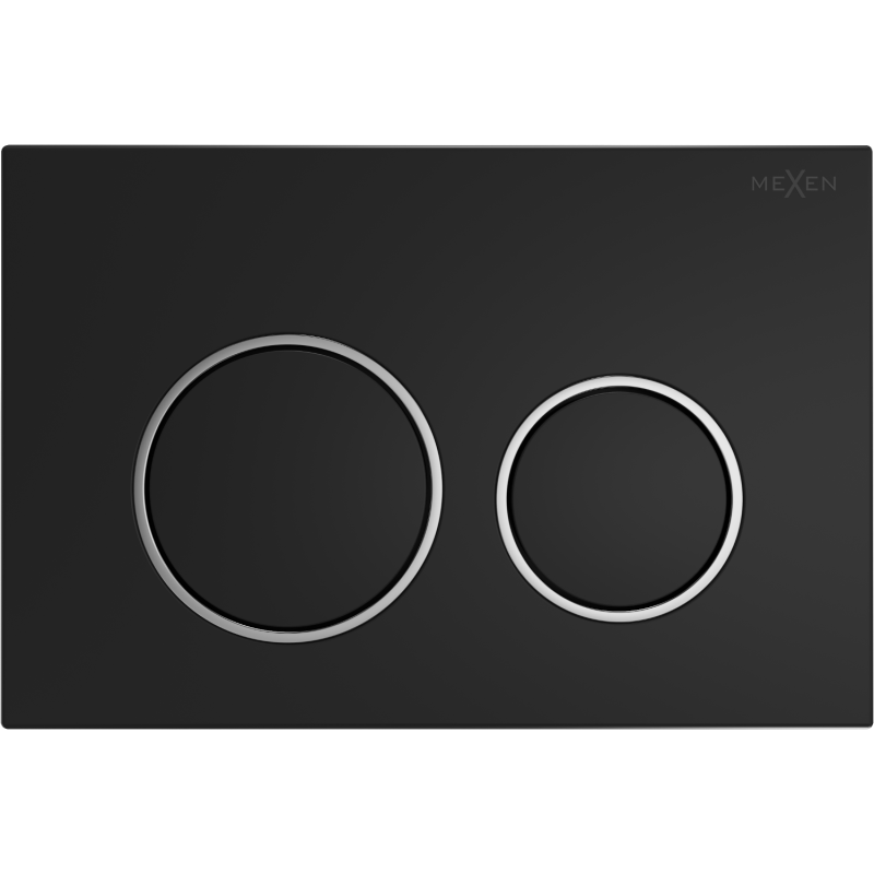 Mexen Fenix Air 07 XS pneumatikus öblítő gomb, fekete - 6A0703