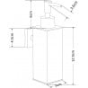 Mexen dozator de săpun, Neagră - 70628-70