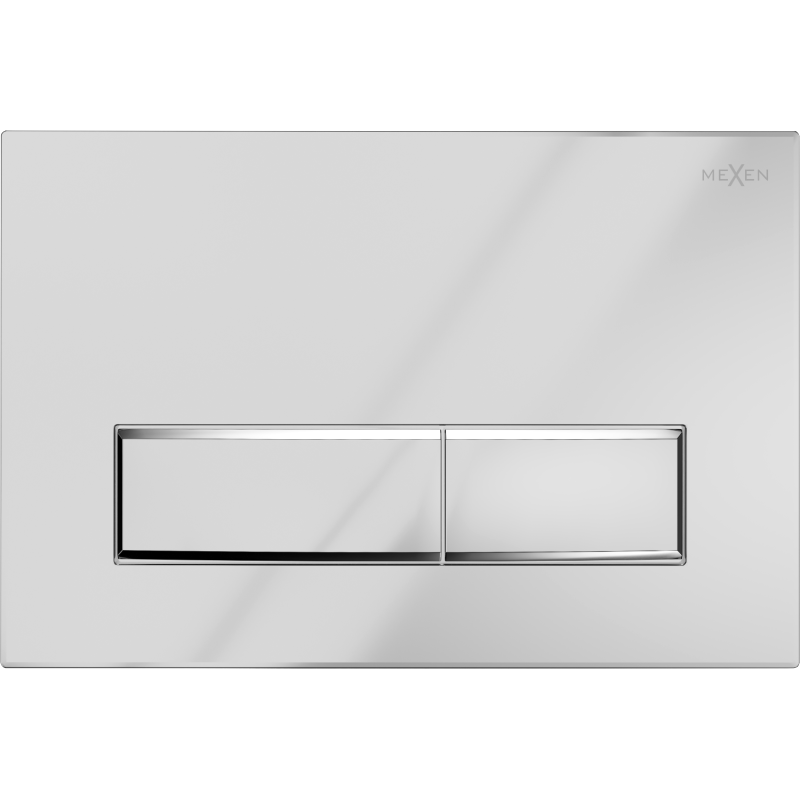 Mexen Fenix Air 09 pneumatikus öblítőgomb, fényes króm - 6A0901