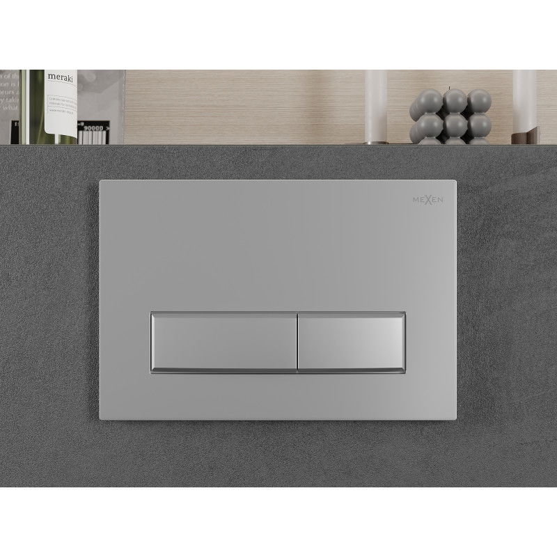 Mexen Fenix Air 09 buton de spălare pneumatic, crom mat - 6A0902