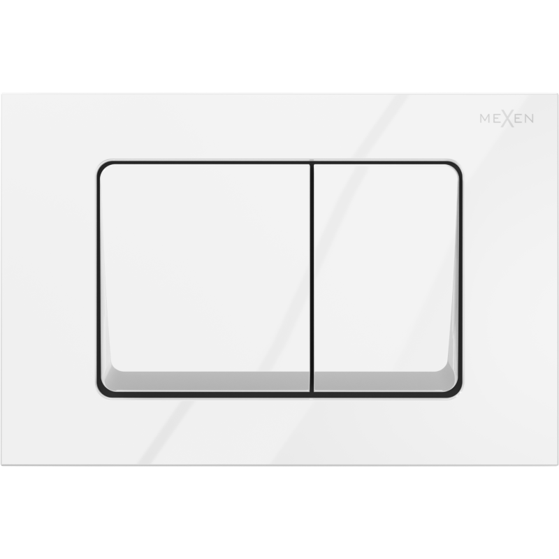 Mexen Fenix Air 10 XS buton de spălare pneumatic, alb lucios - 6A1000