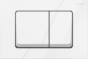 Mexen Fenix Air 10 XS buton de spălare pneumatic, alb lucios - 6A1000