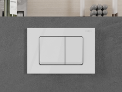 Mexen Fenix Air 10 XS buton de spălare pneumatic, alb lucios - 6A1000