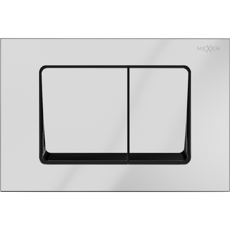 Mexen Fenix Air 10 XS pneumatikus öblítő gomb, fényes króm - 6A1001