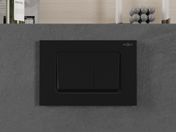 Mexen Fenix Air 10 XS buton de spălare pneumatic, negru mat - 6A1003