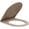 Mexen Slim, duroplast, cappuccino matt lassan záródó WC ülőke - 39740064