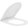Mexen deska cu coborâre lentă slim, duroplast, alb mat - 39740001