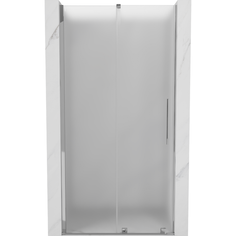 Mexen Velar tolóajtós zuhanykabin 110 cm, matt, króm - 871-110-000-31-01