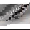 Mexen Velar uși de duș glisante 130 cm, cu efect de gheață, crom - 871-130-000-31-01