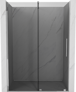 Mexen Velar uși de duș glisante 130 cm, grafit, crom - 871-130-000-41-01