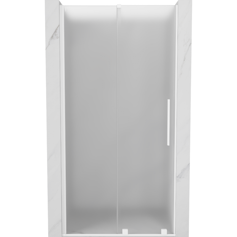 Mexen Velar uși de duș glisante 100 cm, sablat, alb - 871-100-000-31-20