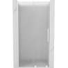 Mexen Velar tolóajtós zuhanykabin 110 cm, matt üveg, fehér - 871-110-000-31-20
