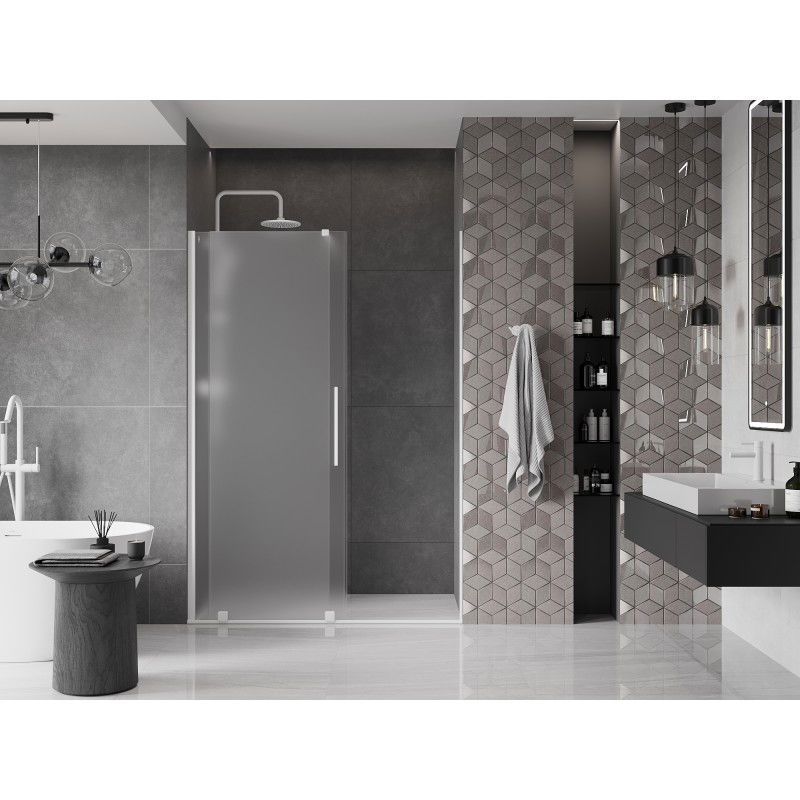 Mexen Velar ușă de duș culisantă 140 cm, mată, albă - 871-140-000-31-20