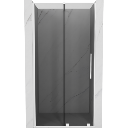 Uși de duș culisante Mexen Velar 110 cm, grafit, alb - 871-110-000-41-20