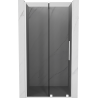 Uși de duș culisante Mexen Velar 110 cm, grafit, alb - 871-110-000-41-20