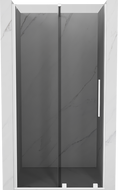 Uși de duș culisante Mexen Velar 110 cm, grafit, alb - 871-110-000-41-20