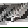 Uși de duș culisante Mexen Velar 110 cm, grafit, alb - 871-110-000-41-20