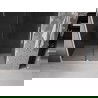 Mexen Velar uși de duș glisante 130 cm, grafit, alb - 871-130-000-41-20