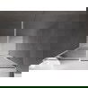 Mexen Velar uși de duș glisante 130 cm, grafit, alb - 871-130-000-41-20