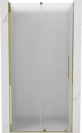 Mexen Velar uși de duș glisante 90 cm, sablat, auriu - 871-090-000-31-50