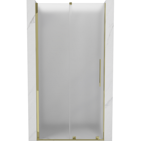 Mexen Velar uși duș glisante 110 cm, mat, auriu - 871-110-000-31-50
