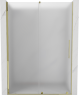 Mexen Velar uși de duș glisante 160 cm, sablat, aurii - 871-160-000-31-50