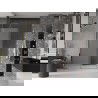 Mexen Velar uși de duș glisante 130 cm, înghețate, aurii - 871-130-000-31-50