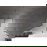 Mexen Velar uși de duș glisante 130 cm, înghețate, aurii - 871-130-000-31-50
