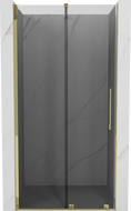Mexen Velar uși de duș glisante 90 cm, grafit, aurii - 871-090-000-41-50