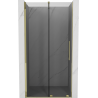 Mexen Velar drzwi prysznicowe extensibile 110 cm, grafit, auriu - 871-110-000-41-50