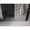 Mexen Velar drzwi prysznicowe extensibile 110 cm, grafit, auriu - 871-110-000-41-50