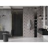 Mexen Velar drzwi prysznicowe extensibile 110 cm, grafit, auriu - 871-110-000-41-50