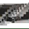 Mexen Velar uși de duș glisante 140 cm, grafit, auriu - 871-140-000-41-50