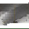 Mexen Velar uși de duș glisante 90 cm, sablat, auriu periat - 871-090-000-31-55